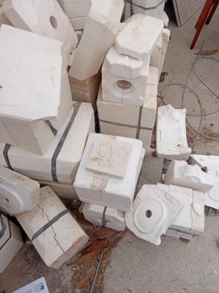 Lote moldes escayola cerámica varios modelos