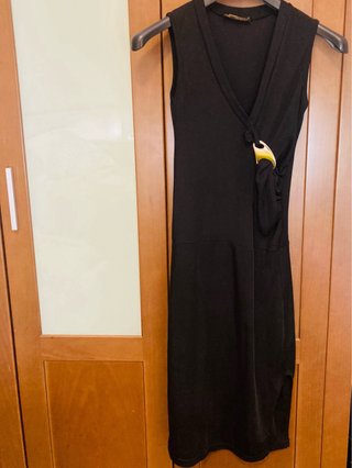 Vestido ajustado negro