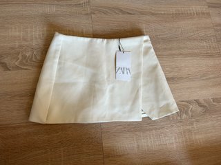 Falda pantalón Zara blanca Talla XS
