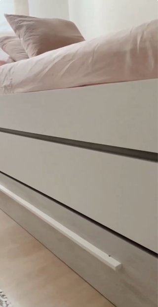 Cama nido blanca con cajón