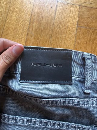 Jeans Purple Brand uomo grigio blu