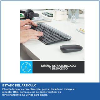- Logitech MK470 teclado y ratón inalámbrico