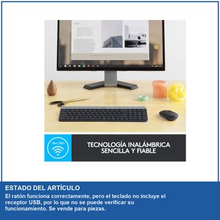 - Logitech MK470 teclado y ratón inalámbrico