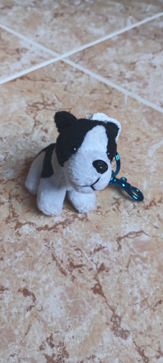 Llavero peluche perrito hecho a mano