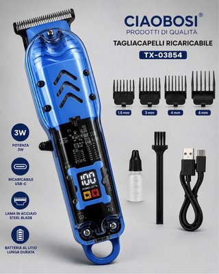 Tagliacapelli CIAOBOSI Ricaricabile TX-03854