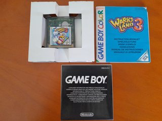 Wario Land 3 Game Boy Color CIB Caja Manual