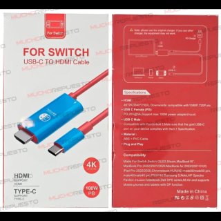 Nintendo Switch cable HDMI 4k