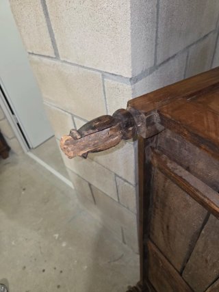 Baúl03/Banco Madera Maciza India para Restaurar