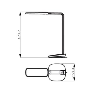 - Philips RobotPlus lámpara de mesa LED
