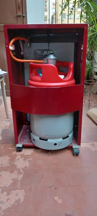 Estufa de gas Campingaz y detector CO regalo