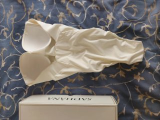 Splendido body avorio da sposa Sadhana tg. 2