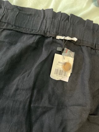 Falda mujer XL negra y jaspeada