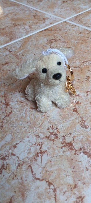 Llavero Perrito Peluche Hecho a Mano