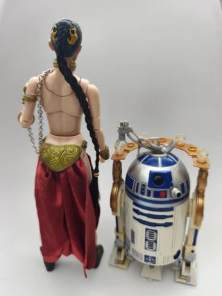 Figura Princesa Leia Esclava R2-D2 Star Wars