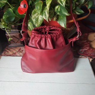 Lote Bolso y Zapatos Pikolinos Piel Guinda