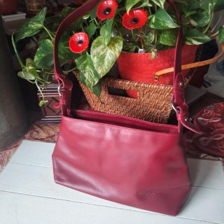 Lote Bolso y Zapatos Pikolinos Piel Guinda