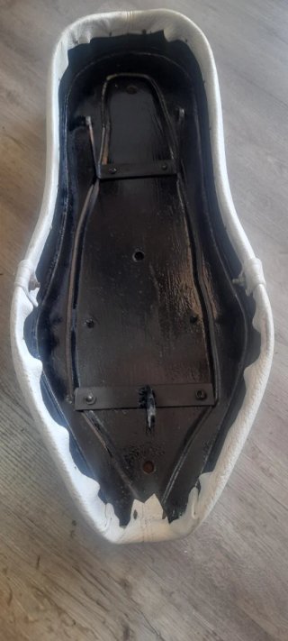 Asiento Moto Montesa / Bultaco Blanco