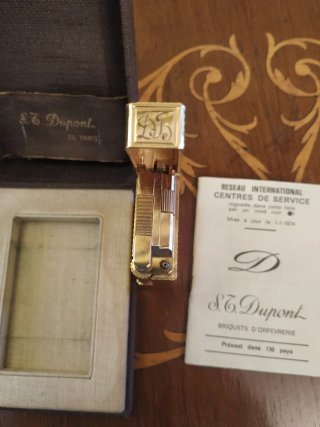 Mechero S.T. Dupont Ligne 1 Oro Vintage