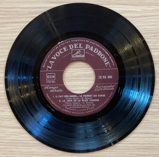 Gilbert Becaud - La Ville (7" EP) Chanson Pop