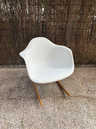 Mecedora Diseño Moderno Blanca