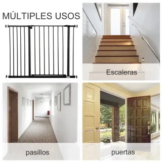 Barrera de Seguridad Extensible 76-107x76 cm