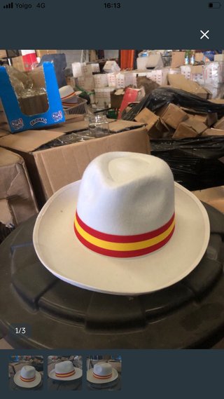 Lote 25 Cappelli Bianchi con Fascia