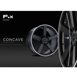 Juego de 4 Llantas 19 Fox MS003 Black Concave BM08