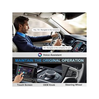 Adaptador inalámbrico CarPlay para coche iOS