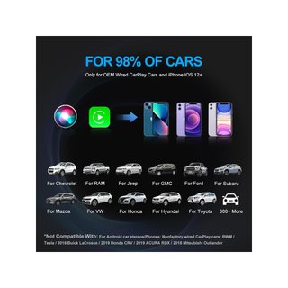 Adaptador inalámbrico CarPlay para coche iOS