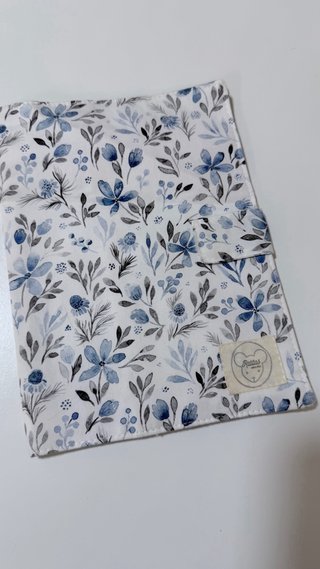 Portadocumentos bebé tela estampada