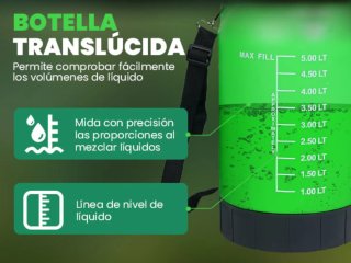Pulverizador Presión HYCHIKA 5L Jardín