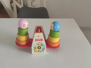Balanza Juguete Fisher Price Bebés Madera