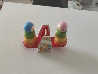 Balanza Juguete Fisher Price Bebés Madera