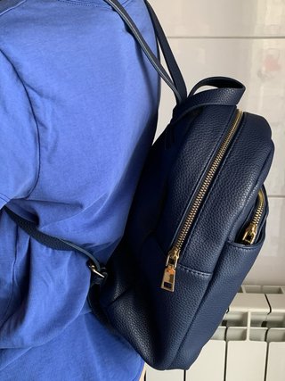 Mochila pequeña azul marino