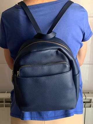 Mochila pequeña azul marino