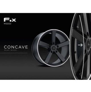 Juego de 4 Llantas 19 Fox MS003 Black Concave BM08