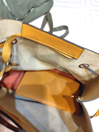 Bolso Grande Naranja/Amarillo