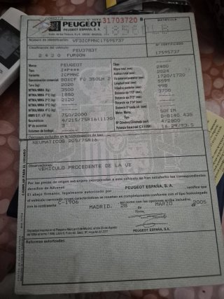 VENDO FURGONETA perfecta  para camperizar!