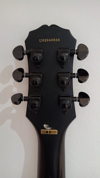 Epiphone SG Goth 2002 Corea Unsung + Grover
