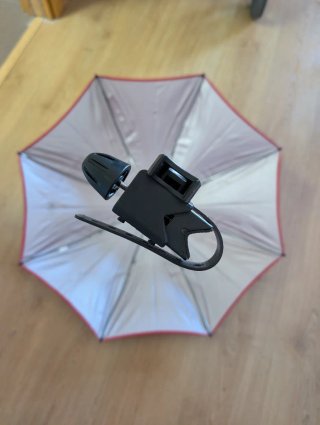 Sombrilla para carrito de bebé roja universal