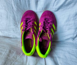 Adidas Gazelle Indoor Viola Gialle taglia 36