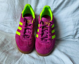 Adidas Gazelle Indoor Viola Gialle taglia 36