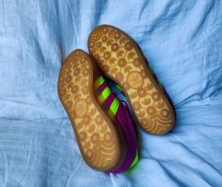 Adidas Gazelle Indoor Viola Gialle taglia 36