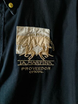 Camisa La Martina Azul Marino Talla L