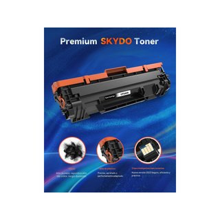 Cartuchos tóner compatibles HP 44A CF244A negro