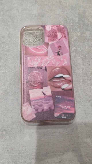 Funda iPhone 13 Rosa Collage