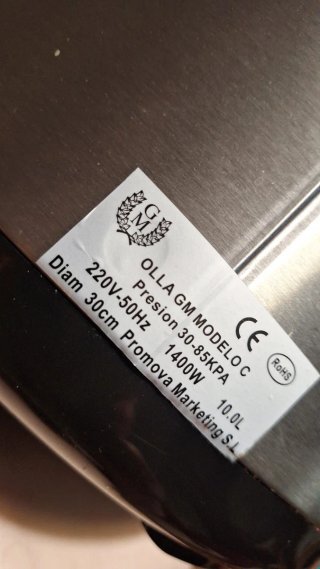 Olla GM Programable 10L