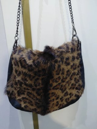 Bolso Piel Zara Negro Multicolor