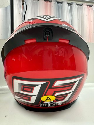 Casco de moto Gike rojo y negro Talla M