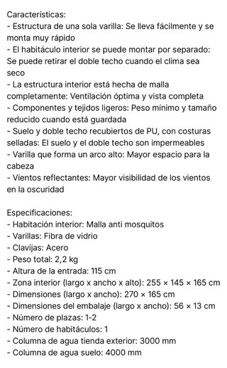Tienda campaña Grand Canyon Cardova 1